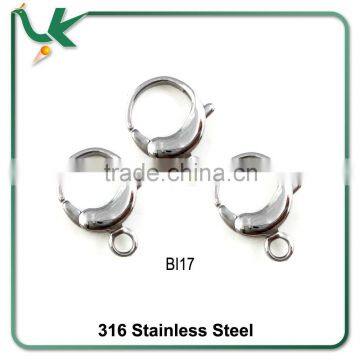 316 Stainless steel Round Lobster clasp Wholesale