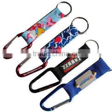 Strong solid carabiner key chain