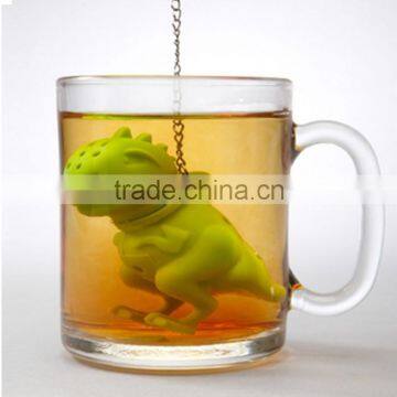 mimi animal shapped colorful penguin tea infuser holder