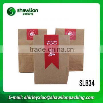 High Quality Recycle Kraft Material Food Paper Bag for Wholesale photo-4