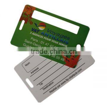 Beautiful customized luggage tag template, print bag tag in Shenzhen