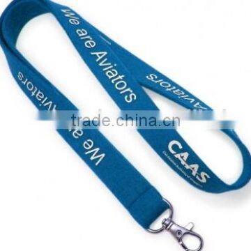 2015 Chap New Promotional Printed Felt Lanyard With J-hook