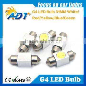 High Power 1W White LED FESTOON Indoor Reading Bulbs C5W 31mm 3021