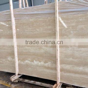 beige travertine slab