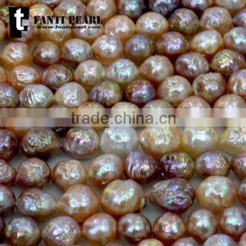 AAA big size wholesale natural color loose freshwater high quality baroque pearl for necklace strands