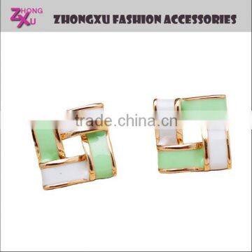 new hot sale high quality square ladies earring for 2014