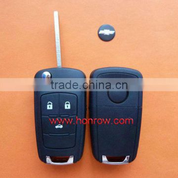 Cherolet 3 button modified folding remote auto blank key