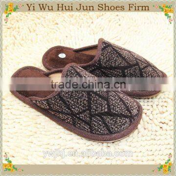 Low price updated terry cotton warm indoor slipper(HJCM1001)