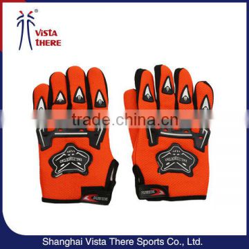 New Full Finger Orange Racing Sports Protective Cycling Gloves & Motorcycle Gloves