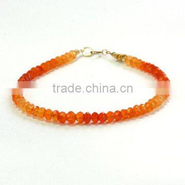 The Gopali Jewellers Carnelian Beaded Bracelet carnelian Jewelry