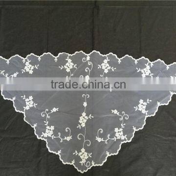 European National Style Noble Classic Polyester Embroidery Lace Church Mantilla Veils photo-2