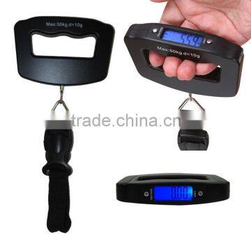 50kg/10g Portable LCD Digital Pocket Scale Electronic Hanging Luggage Weight