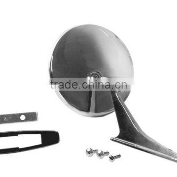 SIDE MIRROR 67 (ROUND)(BOWTIE)(RH=LH)(also CHEVEL 64-68) FOR CV CAMRO/F-BIRD/NVA