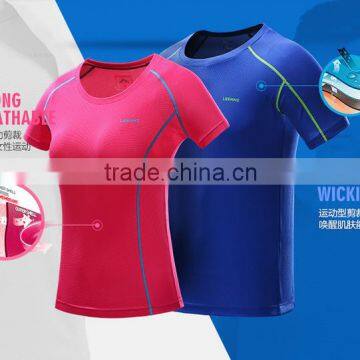 Wholesale 100 Polyester Cut and Sew T-shirt Custom for Women China Supplier photo-4