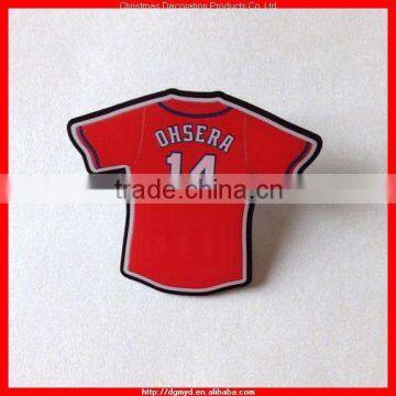 Polo-Shirt stainless steel badges with butterfly cap (MYD-1405)