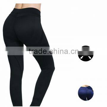 Women Sexy Stretch Lycra Fold Over Sport Athletic Gym Workout Fitness Yoga Pants