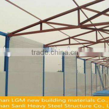 prefabricated steel frame house for temporary building