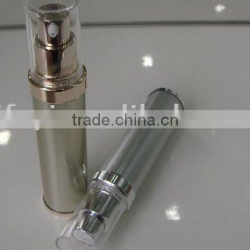 cylindrical cosmetic airless bottle