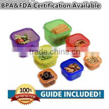 Weight Loss Portion Control Containers-7 Portion Control Containers in Set With Divide