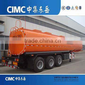 CIMC 36000l New Condition Diesel Fuel Tank Trailer , Tanker Semi Trailer photo-5