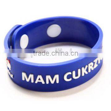 plastic button silicone power bands