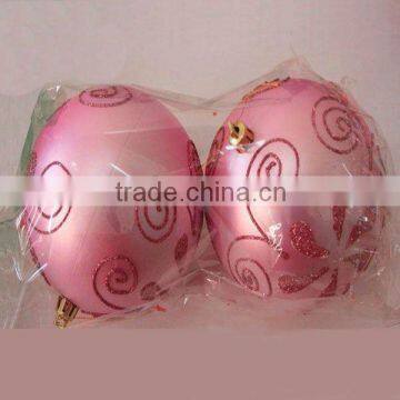 Large Outdoor Pink Christmas Balls