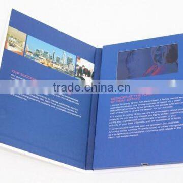 2014 promotional 4.3 inch video brochure,video booklet for advertising