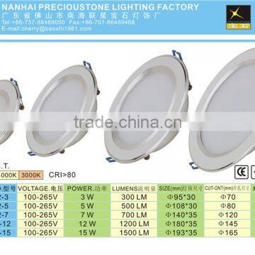 Home Lighting White/Black Color Aluminum Material Led Cob Downlight 24W photo-3