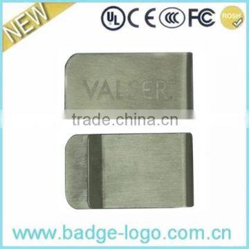 Hot metal letters logo money clip