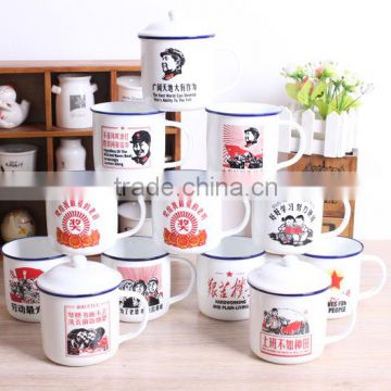 China ceramic enamelware mugs wholesale