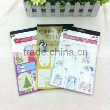 2014 top sale hot new glitter gift tags