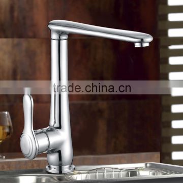 Chrome Finish Brass Ktichen Sink Mixer Tap