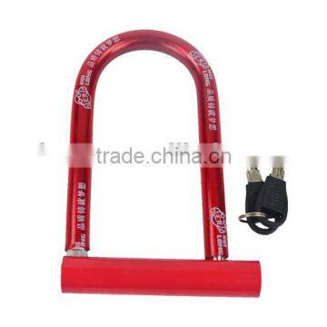 High Quality Durable Motorcycle/bicycle Square u Lock Colorful Fashionable Bicycle/motorbike u Lock 22 24 25 photo-6