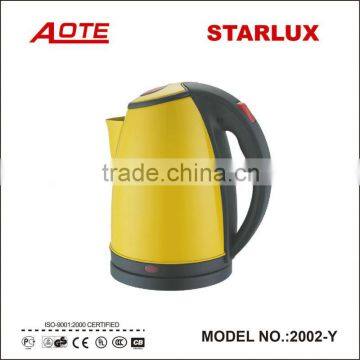 color electric water kettle