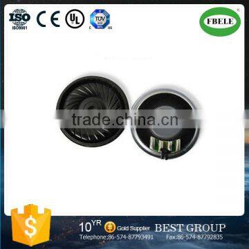 FB3008-01 30mm round metal magnetic speaker, 8ohm mini mylar speaker (FBELE)