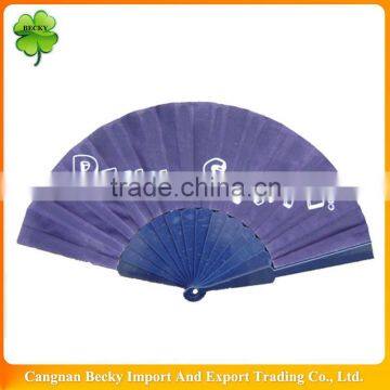 High quality colorful cheap plastic PP souvenir hand fan