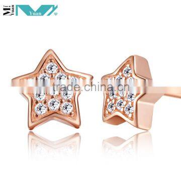 Fashion silver women start earrings