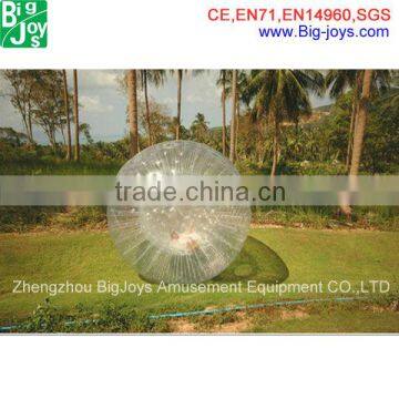 2016 fashion design small PVC inflatable zorb ball