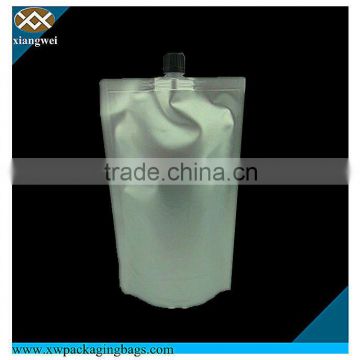 Laminated Silver Plastic Spout Pouch for Jelly