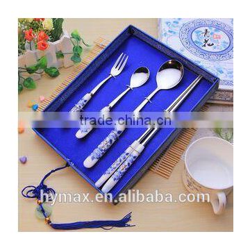 fashion blue and white porcelain tableware