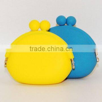 Silicone Rubber Euro Coin Purse Easy To Carry