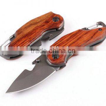 OEM new style multi functions folding knife with keychain