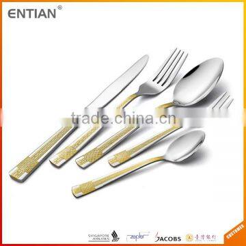 Wholesale Products China, Cutlery Set With Case, Gold Cutlery Wedding, Cutlery Set Stainless Steel Gold photo-2