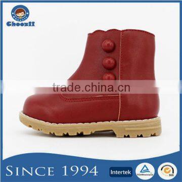 Wholesale Cheap Price Dark Red Junior Little Kids Girl Boots
