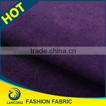 China supplier Competitive price Spandex twill suede fabric