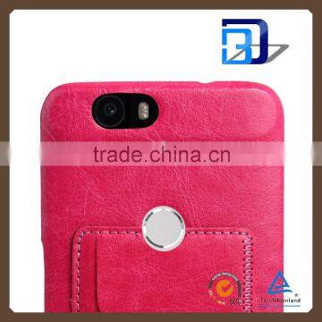 Ultra High Quality Flip Premium Leather Kickstand Card Pocket on Back Cover For Google Nexus 6P PU Leather Case photo-5