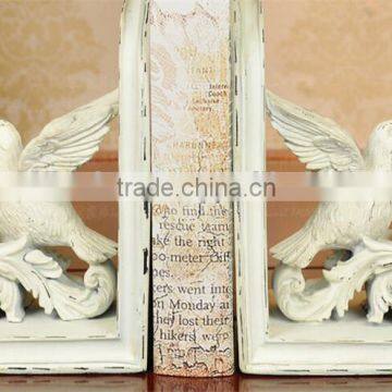 wholesale factory direct sell high quality white bird bookend
