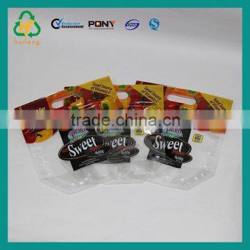 Custom order flexible fruit packaging carrier bag