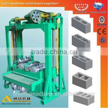 High precision SHENTA QTJ4-60 concrete block making machine with oversea service