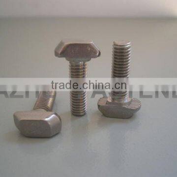 steel and stainless steel thin step T bolts